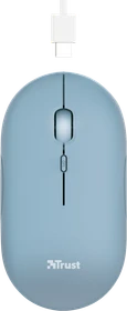 Trust Puck Wireless Mouse blau, USB/Bluetooth