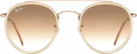Ray-Ban Round Double Bridge bronze copper/light brown gradient