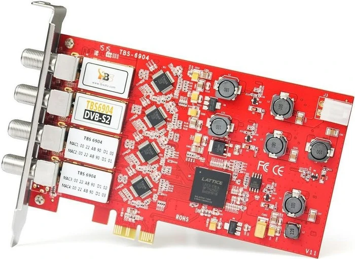 TBS DVB-S2/-S Quad-Tuner, PCIe x1