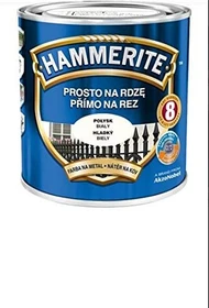 Hammerite Metallschutz-Lack außen glänzend weiß, 250ml