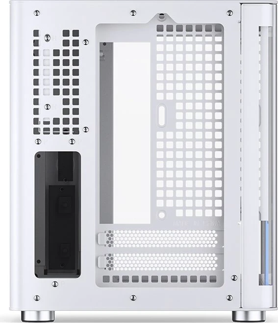 Jonsbo TK-0 White, weiß/braun, Glasfenster, Mini-ITX