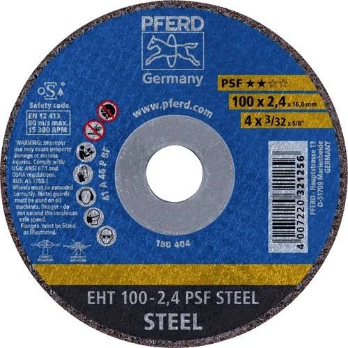 Pferd EHT 100-2.4 PSF STEEL/16.0 Trennscheibe, 100x2.4x16mm, 25 Stück