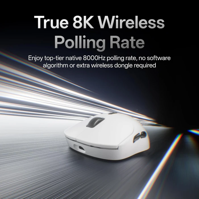 Rapoo VT2 Gen-2 8K Wireless Gaming Mouse weiß, USB