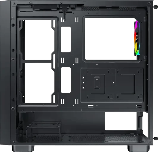 Xigmatek Gaming G Pro, schwarz, Glasfenster