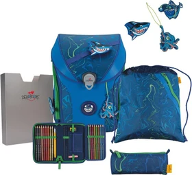DerDieDas ErgoFlex Max Superflash Water Splash Schultaschen-Set,   5-tlg.