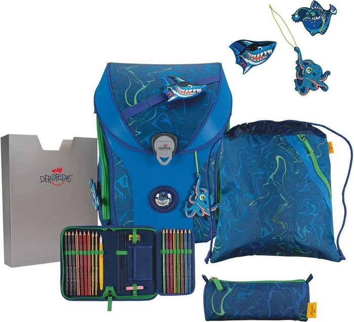 DerDieDas ErgoFlex Max Superflash Schultaschen-Set 5-tlg.