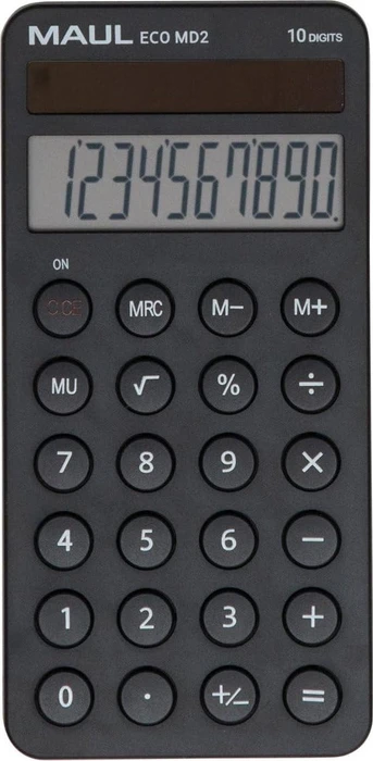 MAUL ECO MD 2 Taschenrechner schwarz