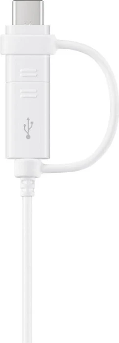 Samsung USB-A 2.0 auf USB-C/USB 2.0 Micro-B Combo Adapterkabel, 1.5m weiß