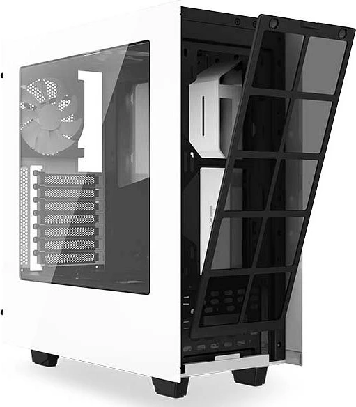 NZXT Source 340 weiß, Acrylfenster