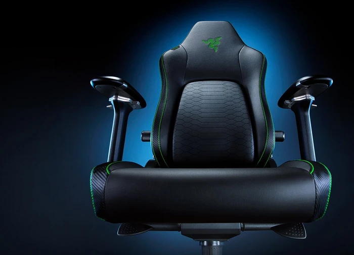 Razer Iskur V2 Gamingstuhl, schwarz/grün