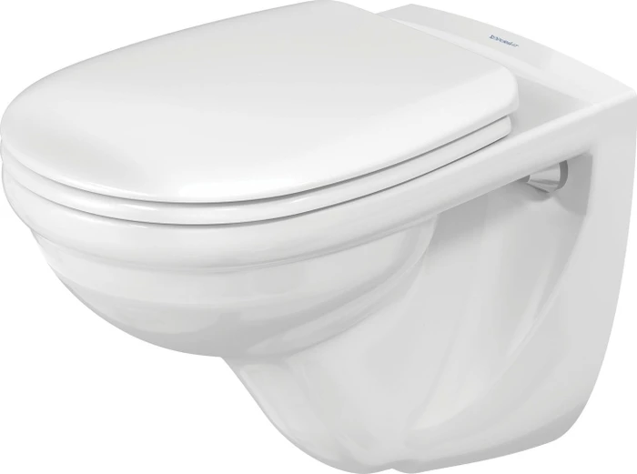 Duravit D-Code basic Wand Tiefspül WC 0184090000 weiß Hochglanz 560 mm Image