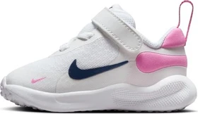 Nike Revolution 7 white/playful pink/midnight navy (Junior)