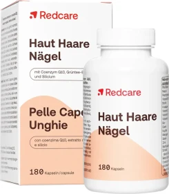 Redcare Haut Haare Nägel Kapseln, 180 Stück