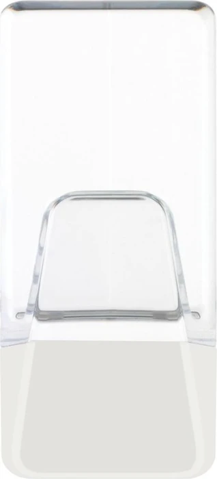 tesa Powerstrips Haken small Trend transparent/weiß, 2 Stück