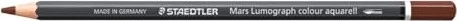 Staedtler Mars Lumograph colour aquarell 104 Aquarellstift siena gebrannt, Kartonetui, 6er-Pack