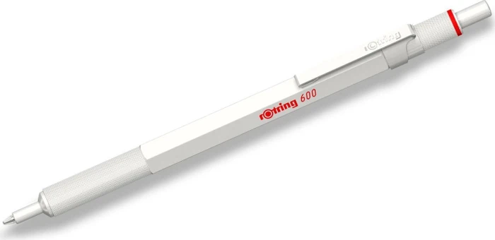 rOtring 600 Kugelschreiber perlweiß metallic