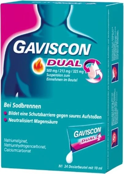 Gaviscon Dual Suspension, 240ml (24x 10ml)
