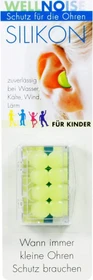 Wellneuss Wellnoise Kinder Ohrstopfen im Blister neongelb, 8 Stück