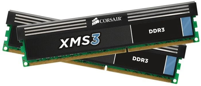 Corsair XMS3 UDIMM 4GB Kit, DDR3-2000, CL9-10-9-27