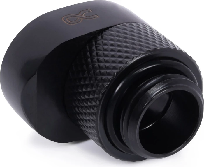 Alphacool Eiszapfen Versatzstück 8mm G1/4" AG auf G1/4" IG drehbar, schwarz
