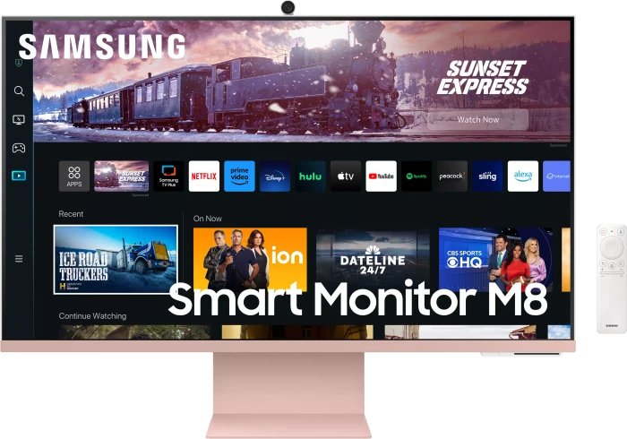 Samsung Smart Monitor M8 M80C Sunset Pink, 27"