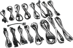 CableMod C-Series ModFlex Full Cable Kit, AXi, HXi, RM, schwarz/weiß