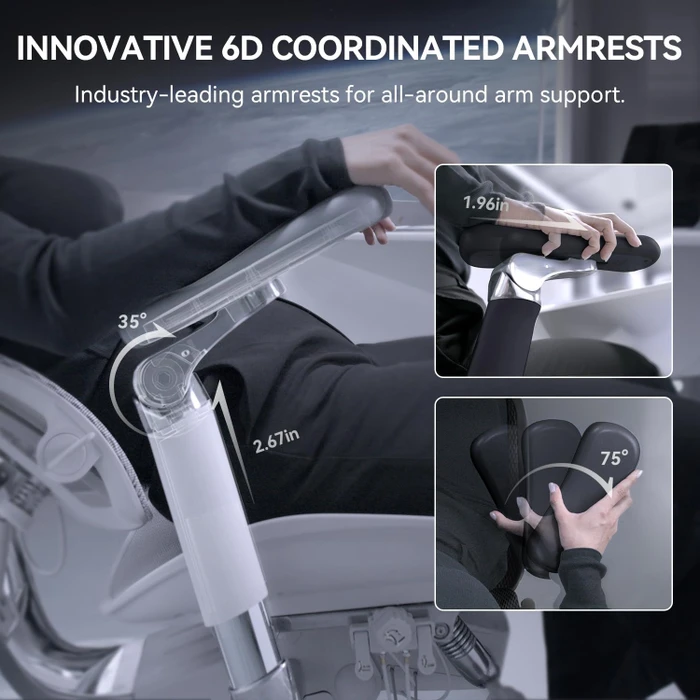 Sihoo Doro C300 Ergonomischer Bürostuhl, weiß