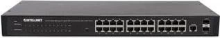 Intellinet Rackmount Gigabit Smart Switch, 24x RJ-45, 2x SFP