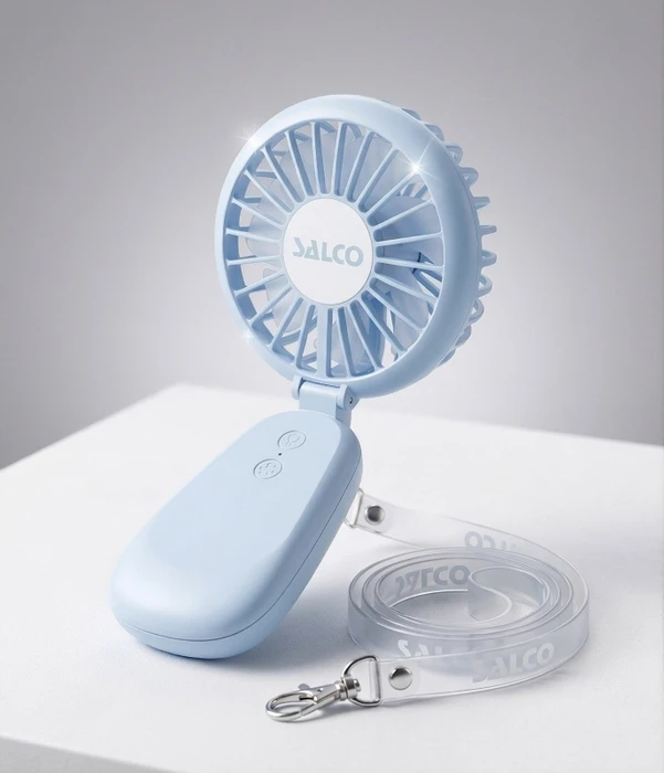 Salco SMF-20 USB Mini Handventilator blau