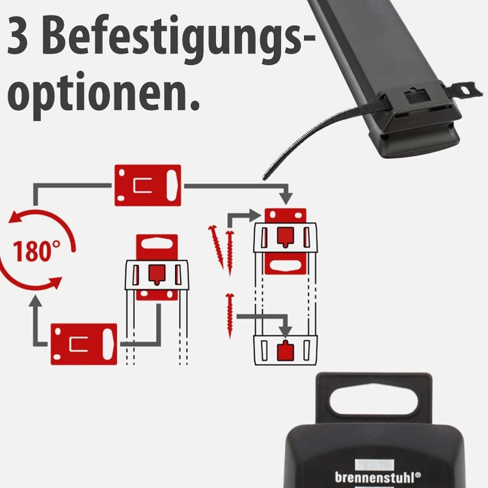 Brennenstuhl Premium-Line, 6-fach, 1x USB-A/2x USB-C USB-PD, 3m, schwarz
