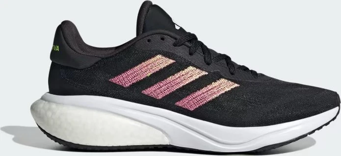 adidas Supernova 3 core black/pink fusion/lucid lemon (Damen)