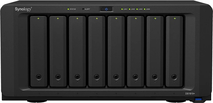 Synology DiskStation DS1819+ 36TB, 16GB RAM, 4x RJ-45 1000Base-T, 4x USB-A 3.0