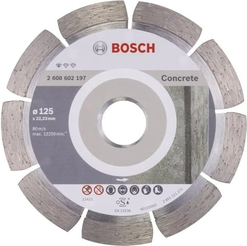 Bosch Professional Standard for Concrete Diamanttrennscheibe, 125x1.6x22.23mm, 1 Stück