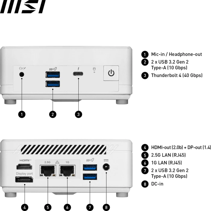 MSI Cubi 5 1M-483BEU, weiß, Core 5 120U, 16GB RAM