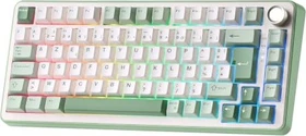 Yunzii B75 Pro, Matcha Green, beige, Milk Switch, USB/Bluetooth, US