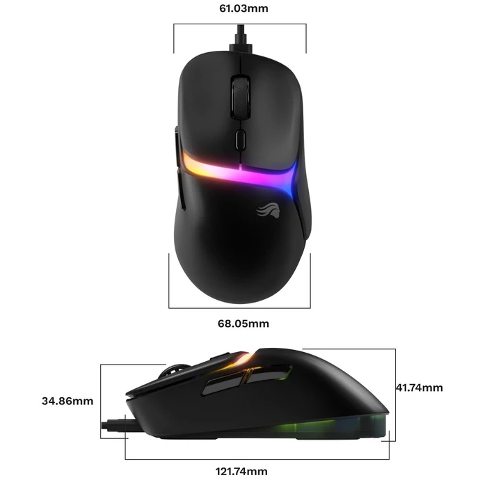 Glorious Model D3 Wired schwarz, USB