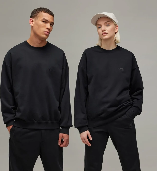 adidas Y-3 Brushed Terry Crew Sweatshirt