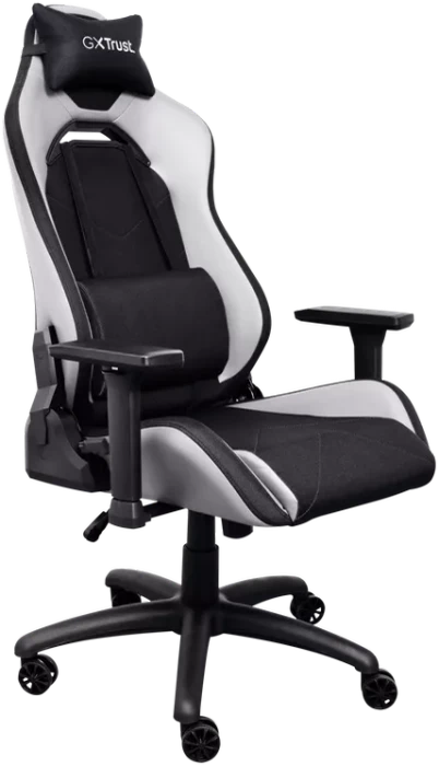 Trust Gaming GXT 714W Ruya Gamingstuhl, schwarz/weiß