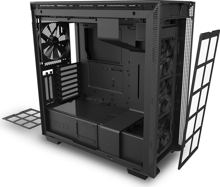 NZXT H710i, schwarz, Glasfenster