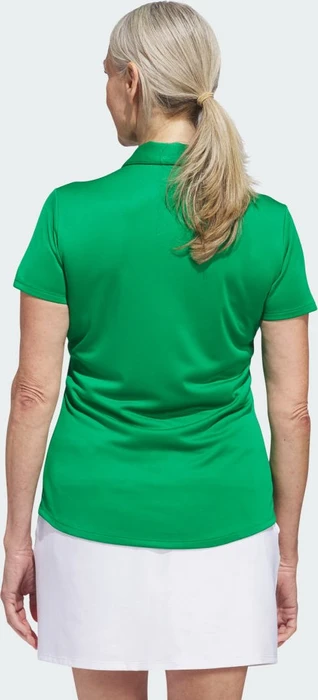 adidas Solid Performance Short Sleeve Poloshirt kurzarm grün (Damen) (IN9919) – Bild 2 von 4