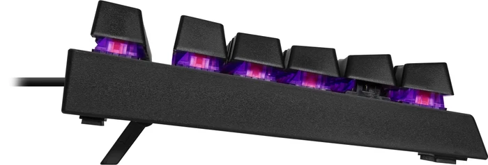 Cooler Master CK351, LEDs RGB, schwarz/silber, LK DarGo Optical BROWN, USB, DE