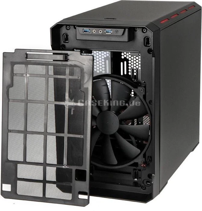Phanteks Enthoo Evolv ITX rot, Acrylfenster, Mini-ITX