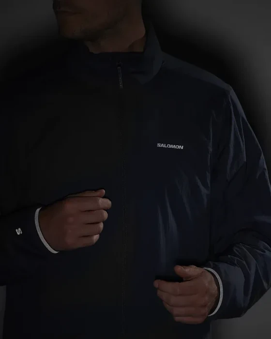 Salomon Mountain Flex Funktionsjacke blue nights (Herren)