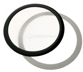 DEMCiflex Staubfilter 225mm rund schwarz/weiß