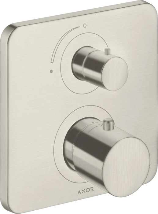 Hansgrohe Axor Citterio M Thermostat mit Absperrventil edelstahloptik