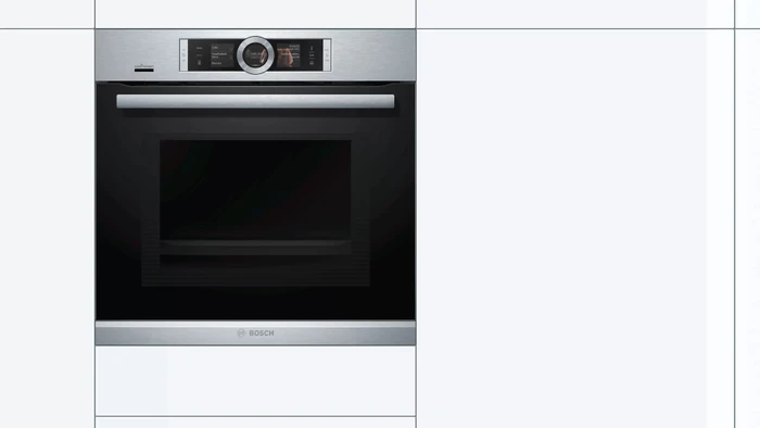 Bosch Serie 8 HNG6764S6 Backofen mit Mikrowelle und Dampfunterstützung