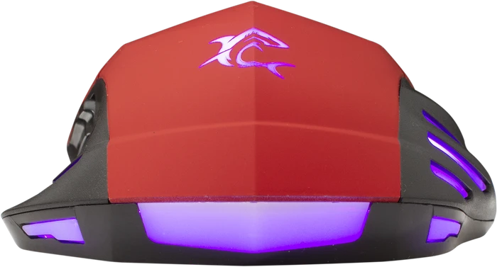 White Shark Hannibal 2 Red Gaming Mouse, rot/schwarz, USB