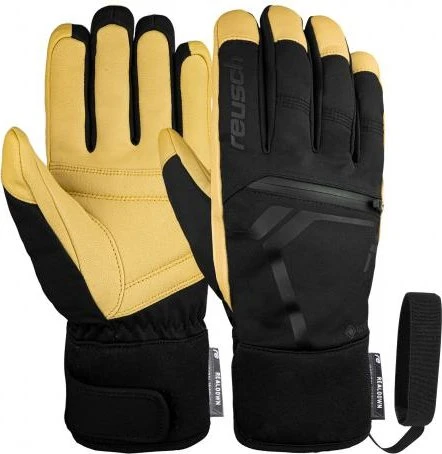 Reusch Down Spirit Gore-Tex SC Handschuhe black/camel