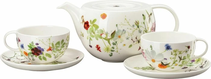 Rosenthal Brillance Bone China Grand Air Teeservice, 5-tlg.