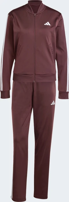 adidas Essentials 3-Streifen Trainingsanzug aurora ruby/brown (Damen)